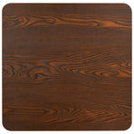 Bistro Table Dark Brown 80x80 cm MDF