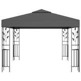 Gazebo 3x3 m Anthracite - Front View