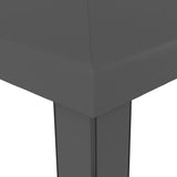 Gazebo with Double Roof 3x6 m Anthracite - Top-Down View