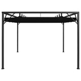Garden Gazebo with Retractable Roof Canopy 3x3 m Anthracite