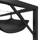 Garden Gazebo with Retractable Roof Canopy 3x3 m Anthracite - Close-Up Angle