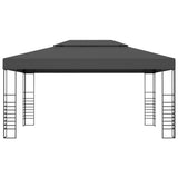Gazebo 3x4 m Anthracite - Front View