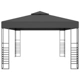 Gazebo 3x4 m Anthracite - Side View