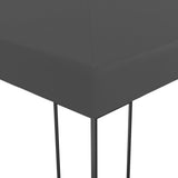 Gazebo Marquee 3x6 m Anthracite - Top-Down View