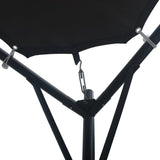 Gazebo Pavilion Tent Canopy 3x3 m Steel Anthracite - Side View