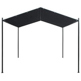 Gazebo Pavilion Tent Canopy 3x3 m Steel Anthracite