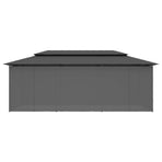 Gazebo with Curtains 600x298x270 cm Anthracite