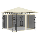 Gazebo with Mosquito Net 3x3x2.73 m Cream 180 g/m²