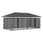 Gazebo with Mosquito Net 6x3x2.73 m Anthracite