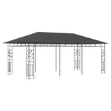 Gazebo with Mosquito Net 6x3x2.73 m Anthracite - Front View