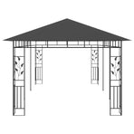 Gazebo with Mosquito Net 6x3x2.73 m Anthracite