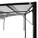 Garden Sunshade Awning 6x3x2.55 m Cream - 45-Degree Angle