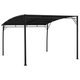 Garden Sunshade Awning 3x3x2.55 m Anthracite - Side View