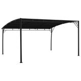 Garden Sunshade Awning 4x3x2.55 m Anthracite - Top-Down View