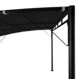 Garden Sunshade Awning 4x3x2.55 m Anthracite - 45-Degree Angle