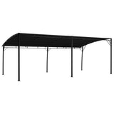 Sunshade awnings 6 x 3 x 2,55 m Anthracite - Top-Down View