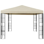 Gazebo 3x3 m Cream