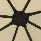 Gazebo 3x3 m Cream - Side View