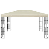Gazebo 3x4 m Cream - Front View