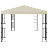 Gazebo 3x4 m Cream - Side View