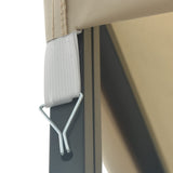 Gazebo 3x4 m Cream - Rear View