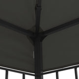 Gazebo 3x4 m Anthracite - 45-Degree Angle