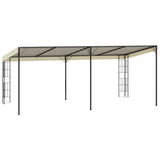 Wall-mounted Gazebo 3x6 m Cream Fabric