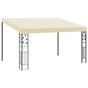 Wall-mounted Gazebo 4x3x2.5 m Cream