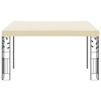 Wall-mounted Gazebo 4x3x2.5 m Cream