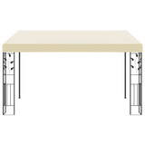 Wall-mounted Gazebo 4x3x2.5 m Cream - Front View