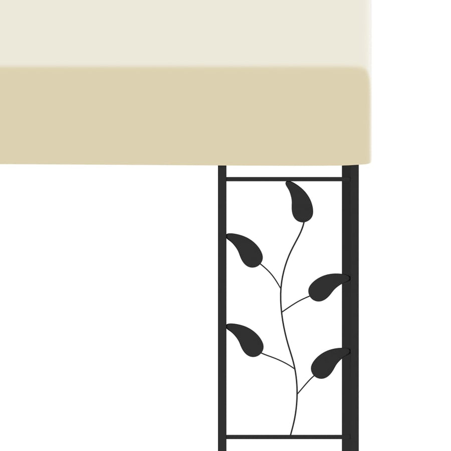 Wall-mounted Gazebo 6x3x2.5 m Cream