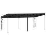 Wall-mounted Gazebo 6x3x2.5 m Anthracite - Front View