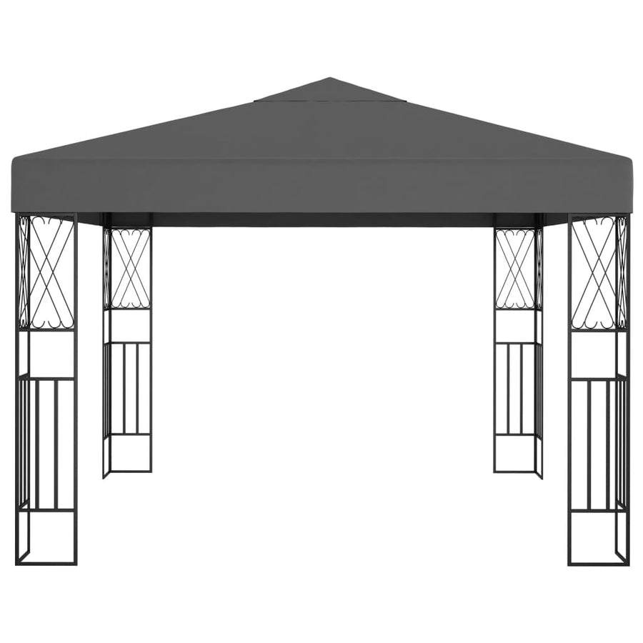 Gazebo 3x3 m Anthracite Fabric