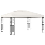 Gazebo 3x4 m Cream Fabric