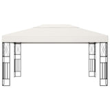 Gazebo 3x4 m Cream Fabric - Front View
