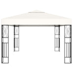 Gazebo 3x4 m Cream Fabric