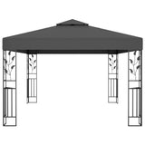 Gazebo with Double Roof 3x4m Anthracite