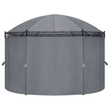 Gazebo with Curtains 520x349x255 cm Anthracite