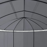 Gazebo with Curtains 520x349x255 cm Anthracite - Rear View