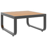 4 Piece Garden Corner Sofa Set with Cushions Aluminium and WPC - Extra Image