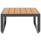 4 Piece Garden Corner Sofa Set with Cushions Aluminium and WPC - Extra Image