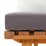Garden Chair with Cushions Solid Acacia Wood