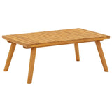 Garden Coffee Table 90x55x35 cm Solid Acacia Wood - Front View