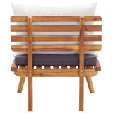 4 Piece Garden Lounge Set with Cushions Solid Acacia Wood - Extra Image