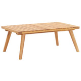 4 Piece Garden Lounge Set with Cushions Solid Acacia Wood - Top-Down View
