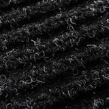 Door Mat Black 117x220 cm PVC