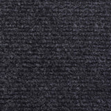 Exhibition Carpet Rib 1.2x10 m Anthracite - Side View