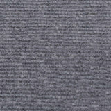Exhibition Carpet Rib 1.2x10 m Grey - Side View