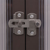 Greenhouse Aluminium 240x211x232 cm - Side View