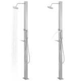 Outdoor Shower Stainless Steel Straight - 45-Degree Angle
